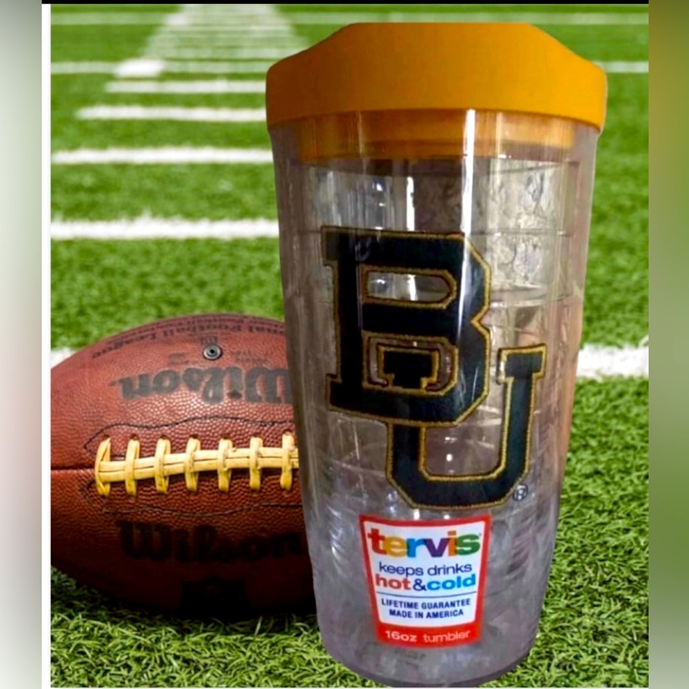 Baylor Bears 16 ounce  Tervis vdouble-wall logo insulated thermal travel mug NWT